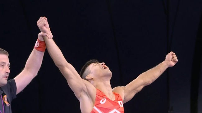 レスリング文田健一郎が金メダル獲得、グレコローマン日本勢４０年ぶり