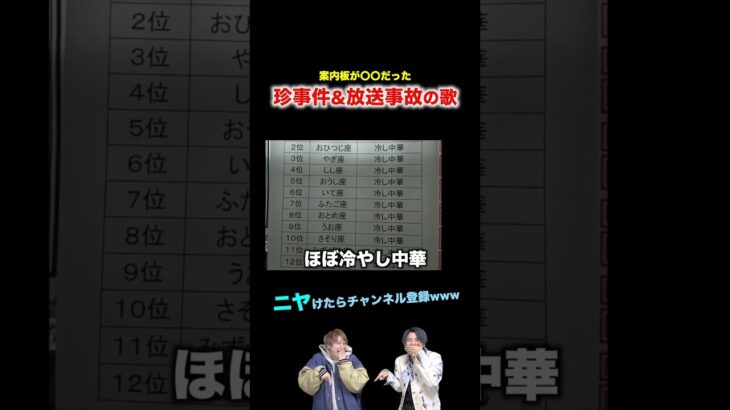 【マジかよ】案内板が〇〇だった珍事件&放送事故の歌wwwwww