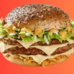 重量とカロリーはビッグマックの倍「ビッグアーチ」新発売395g、1065kcal