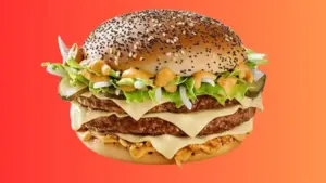 重量とカロリーはビッグマックの倍「ビッグアーチ」新発売395g、1065kcal