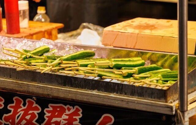 夏祭りのきゅうり、すっかり定着してしまう