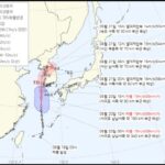 【中央日報】 台風９号、韓国と日本の気象庁の進路予想に食い違い