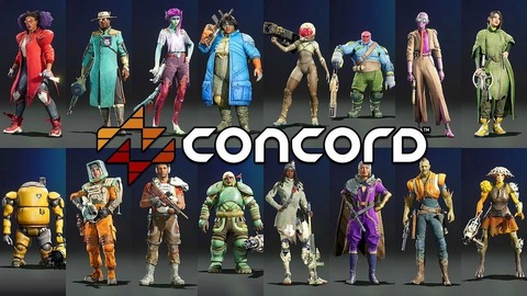 発売2週間でサ終が決まった『CONCORD』のキャラデザ、何度見てもひどい