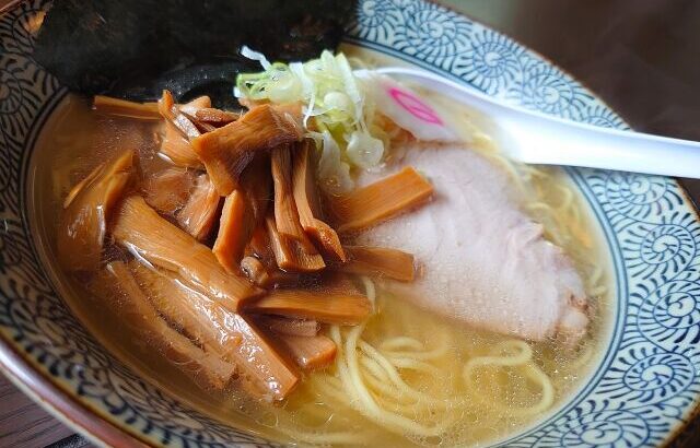 旨い塩ラーメン屋ってホントに貴重だよな