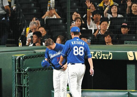 【中日】立浪監督、甲子園で今季勝ちなし「ファンの方に申し訳ない。その気持ちでいっぱい」【語録】