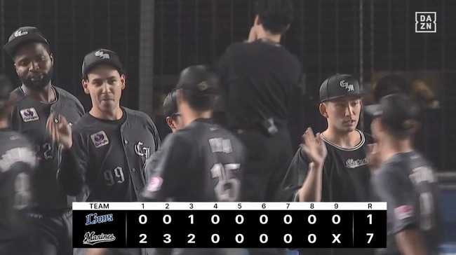 【ロッテ対西武22回戦】ロッテが７－１で西武に快勝し連敗４でストップ！ＣＳ圏の３位死守！西武キラー小島がキャリアハイ１１勝目！西武は今季初４連勝ならず…