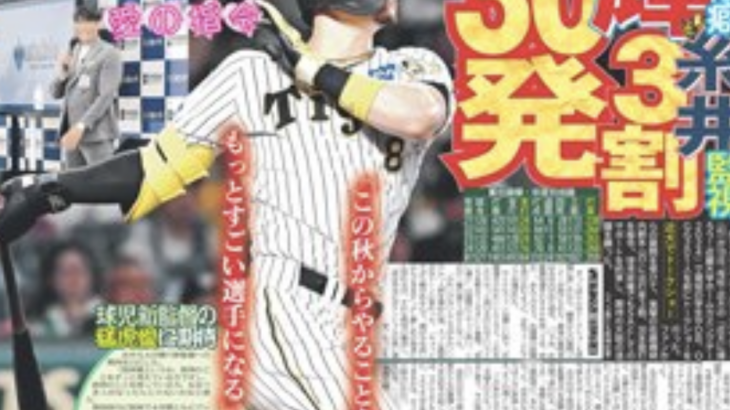 佐藤輝明、対戦したい相手今なら「デイリースポーツ」と答える説ｗｗｗｗｗｗｗ