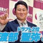 西武ドラフト2位渡部、同姓選手がいるため渡部(聖)表記が確定