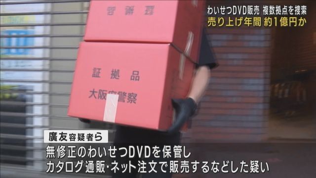 無修正ＤＶＤをまさかの方法で受注し販売！無職の男ら７人を逮捕！！