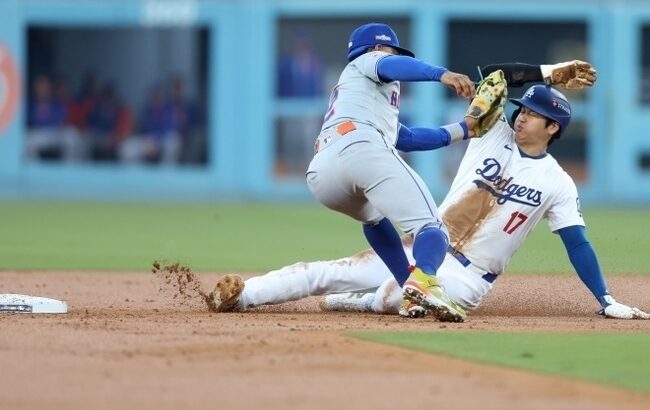 【MLB】大谷翔平　3か月ぶりに盗塁失敗　連続成功36回でストップ　ネット反響「え？ マジかよ」「いつかは止まる」「強肩だったな」