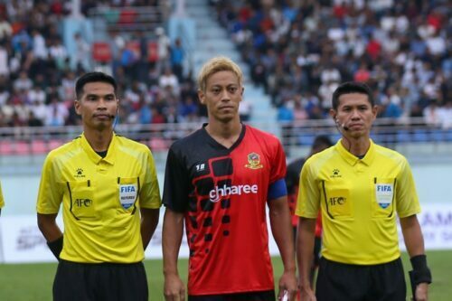 【サッカー】本田圭佑が自身10カ国目の得点記録！　ブータン王者と1試合契約で“有言実行”の2ゴール