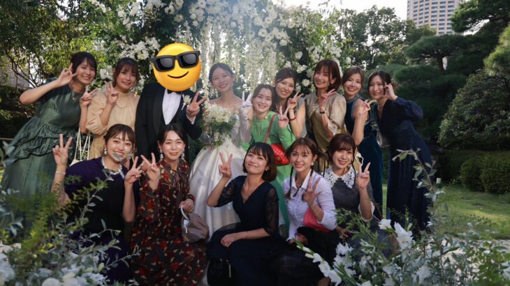 【速報】伝説的アイドルグループのメンバーたち、メンバーの結婚式で集結