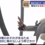 千葉・鴨川で電柱から電線が盗まれて真っ暗に！！！！！