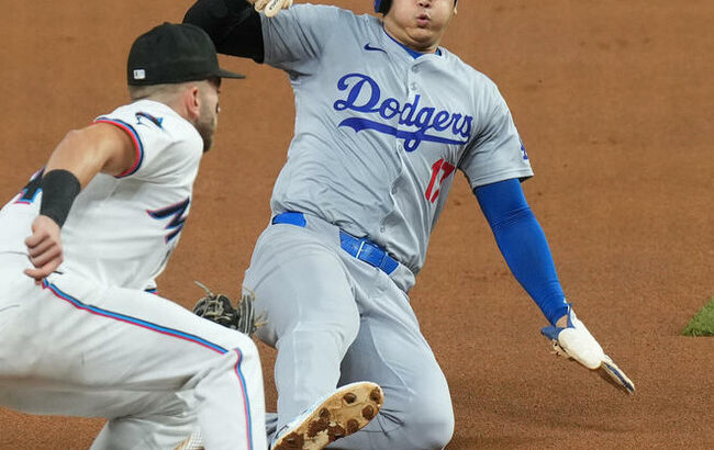 大谷ドジャース、大谷の盗塁をめぐり訴訟される