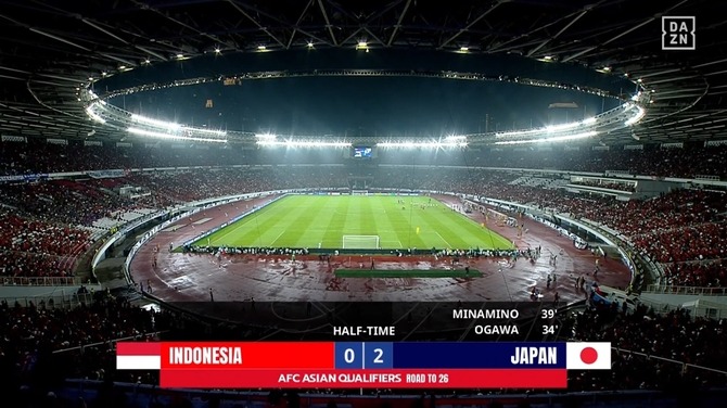 【速報】日本代表、南野たちゴールでインドネシア相手に2点リード、本当強いｗｗｗｗｗ