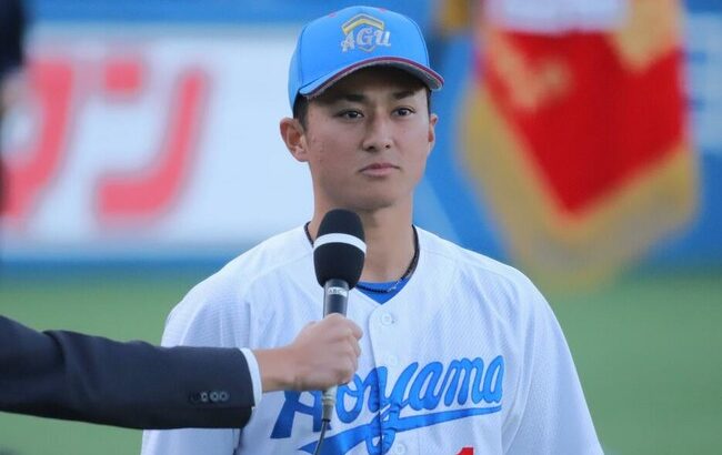 【悲報】カープドラフト1位佐々木内野手、神宮大会初戦で左肩を負傷しその後試合に出られなかった模様