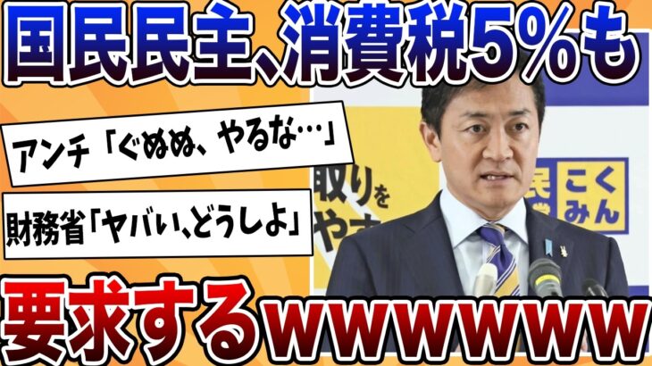 【必見】国民民主党の新提案、消費税5％引き下げとその影響とは？