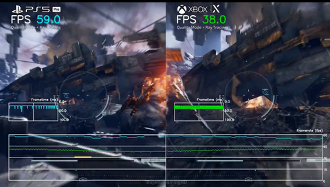 【動画】Pro用にEnhancedされてない「アーマドコア6」のPS5proとXboxのフレーム比較が動画、何とXboxが勝ってしまう