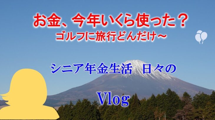 【６０代シニアのブログ】　今年の振返り/ゴルフと旅行に使ったお金／紅白なます