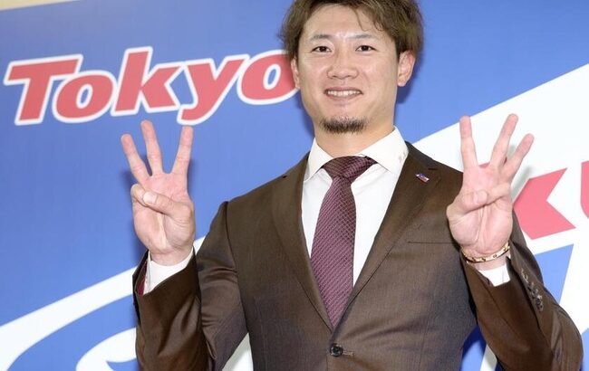 【ヤクルト】西川遥輝、倍増3300万円「来年33なので33盗塁したい」来季両リーグ盗塁王目標