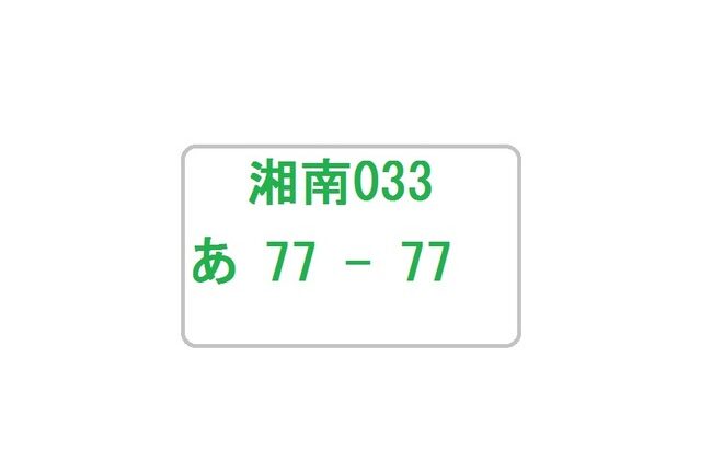 結局日本で1番かっこいいナンバープレート地名って