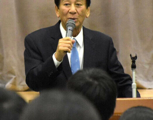 全校生徒248人の中学校で…杉良太郎「闇バイトは犯罪者募集」「簡単な儲け話は罠」と特別授業