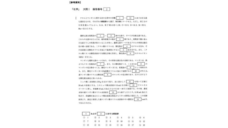 近畿大学の推薦入試で「正解が2つ」になる出題ミス…　化学「遷移元素は何族～何族？」　学習指導要領改訂で