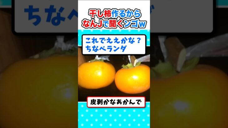 【驚愕】干し柿を作りたい!なんJで聞いた結果…w