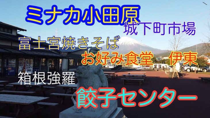 小田原から箱根強羅、富士宮までのんびり車中泊の旅