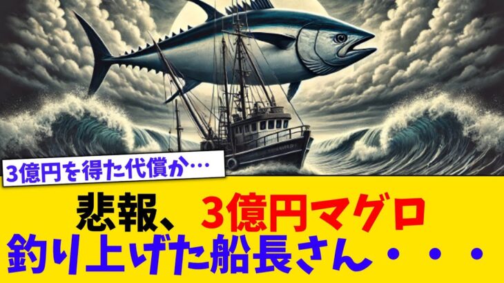 【驚愕】悲報、3億円マグロ船長さん、青森・大間、海岸で発見・・・