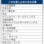 【中居正広問題】フジテレビCM差し止め拡大、日産など10社超に　ローソン、ヤクルト、コカ・コーラなども