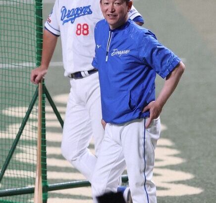 片岡篤史「立浪監督を負けたまま終わらせたくなかった。辞めないでもう１年やってほしかった」