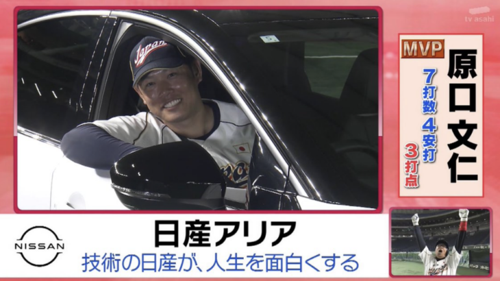 【MVP】阪神原口選手MVPで車もらってて草