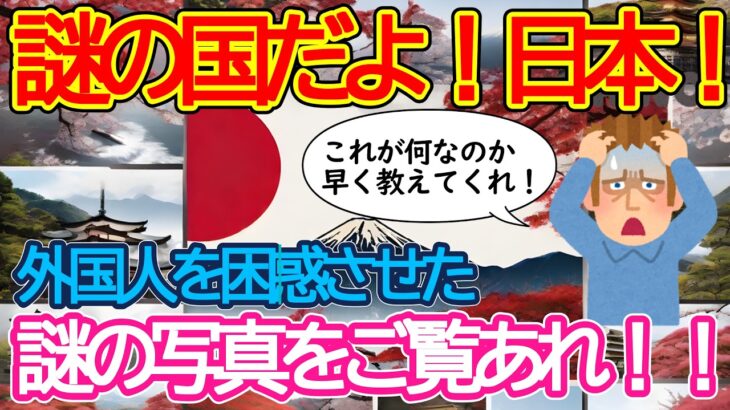 【仰天】外国人が日本で謎のモノを発見!これはいったい何なんだ?日本の謎のモノ大公開!