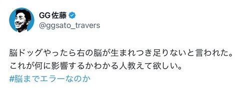 【悲報】GG佐藤さん、反応に困る自虐ネタでX民を困惑させてしまう