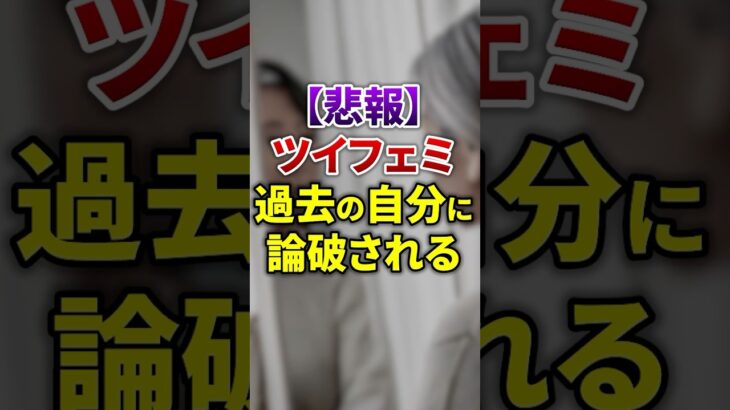 【フェミ】常人には真似できないセルフ論破がこちらVOICEVOX:青山龍星