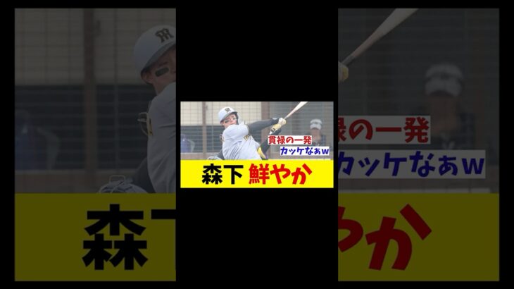 【阪神】森下翔太「大丈夫」完全復活を強調