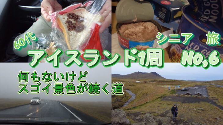 【31日間ノルウェー→アイスランド→カナダ】【アイスランド旅No,6】これと言った名所は何にもない道だけど、当たり前のようにずっとスゴイ景色が続きます。