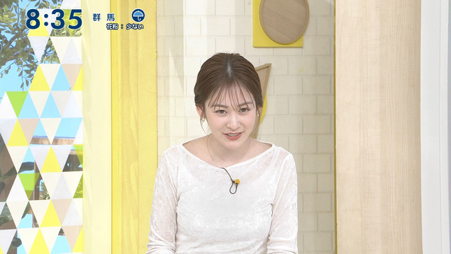 透け透け、岩田絵里奈アナ！　ブラ紐まで透ける！！