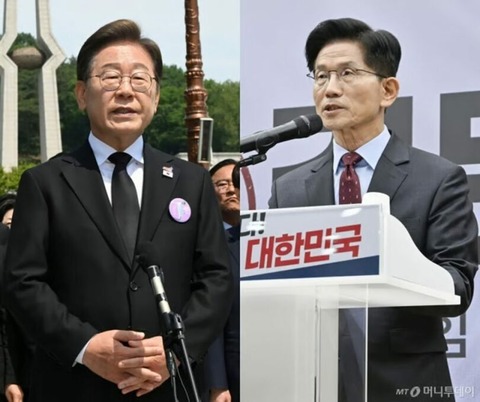 韓国大統領選、李在明46％ vs 金文洙41％…誤差範囲内の接戦