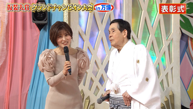 鈴江奈々アナ　腰回りに浮き出る下着のライン！！