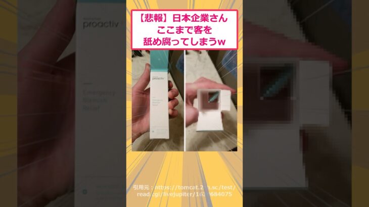 【衝撃】日本企業さんここまで客を舐め腐ってしまうwww