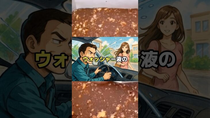 【衝撃】彡(゜)(゜)ウォッシャー液出すようにしてる