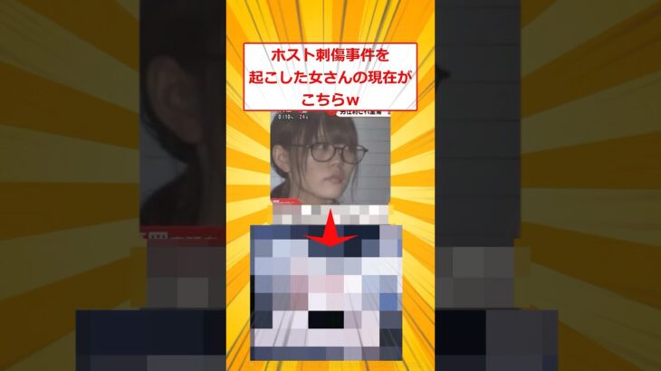 【驚愕】ホスト刺傷事件を起こした女さんの現在がこちらw