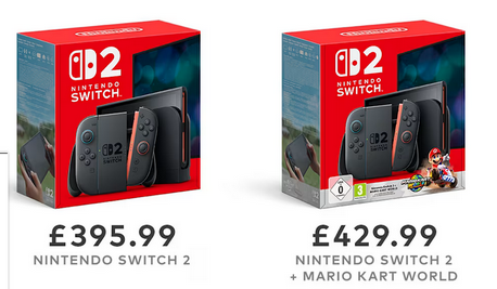 Switch2、不人気過ぎて英国で抽選なしで予約可能状態で売れ残る