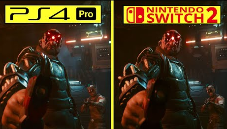 【速報】サイバーパンクSwitch2とps4プロの比較動画が更新されるwwwww