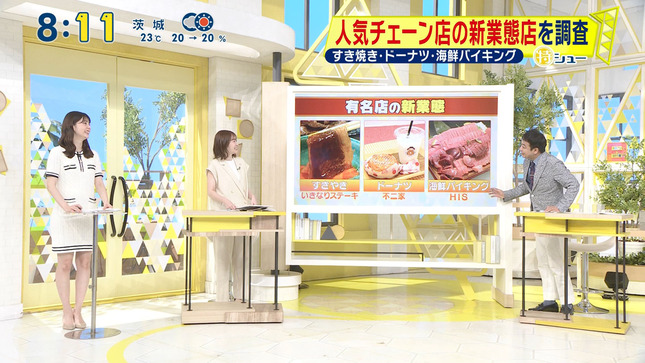 佐藤梨那アナ　ナマ脚のミニスカ！！
