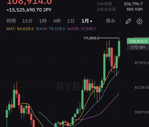 【衝撃】ビットコイン(BTC)の価格推移ｗｗｗｗｗｗｗｗｗｗｗｗｗｗｗｗｗwｗｗｗｗｗｗｗｗｗｗ