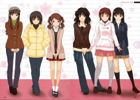【朗報】『アマガミ』の女のキャラクターデザインwwwwwwww
