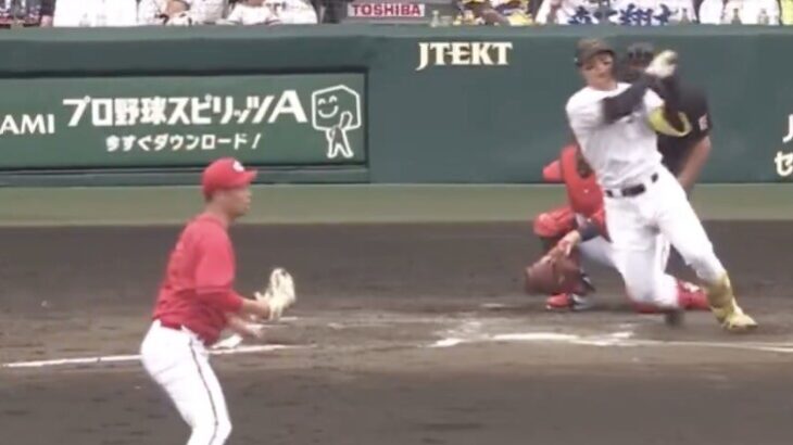 【朗報】中野+森下連続タイムリーで勝ち越しに成功!!!!阪神ファンの反応がこちらwww
